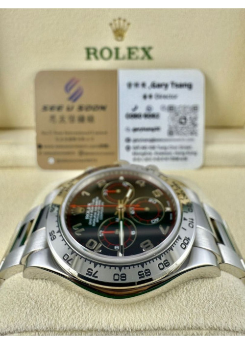 二手 ▶️ Rolex 勞力士 Daytona ◀️ 116509 白金紅針地通拿 (40mm) 